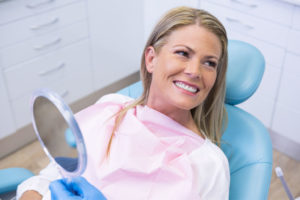 Dental Implant Patient Smiling Together